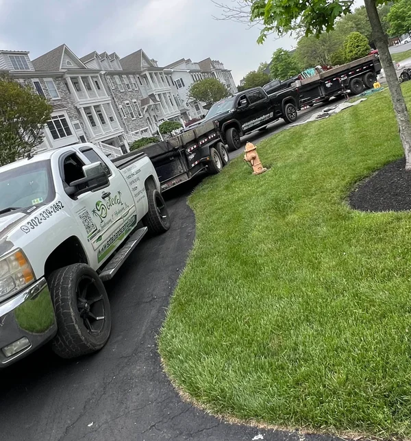 Sotelo Landscaping team and equipment ready for your project